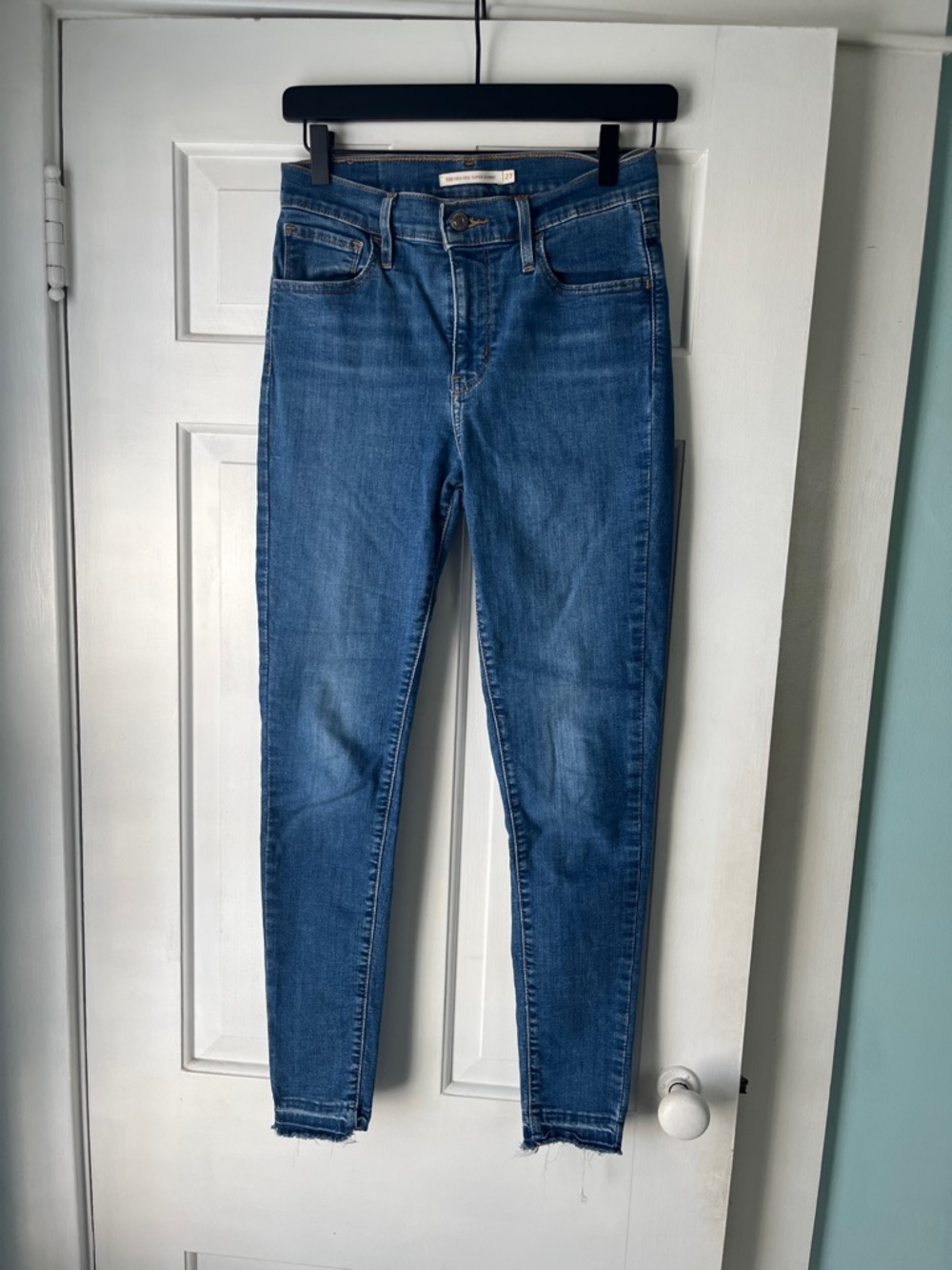 Levi’s 720 Classic High-Rise Super Skinny Jeans - Blue
